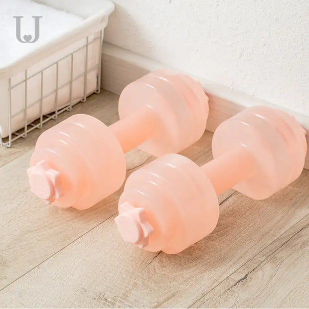 Haltères flottaison fitness en rose pour les entraînements aquatiques à la maison