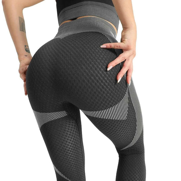 Leggings de sport Beautysky en patchwork avec design ajusté pour un confort optimal lors de l'entraînement