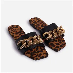 Casual Viscose Flat Slippers for Women